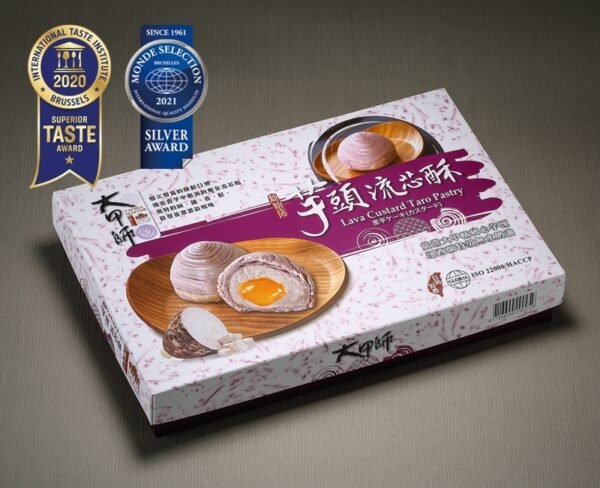 🌕中秋限定獻禮 ～【大甲師】芋頭流芯酥 6入／盒 HKD$ 118